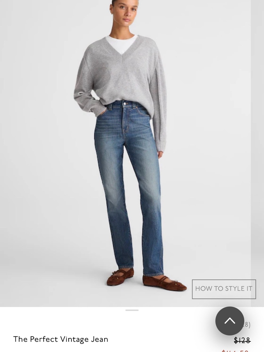 Madewell Straight-Leg Jeans in Faded Blue